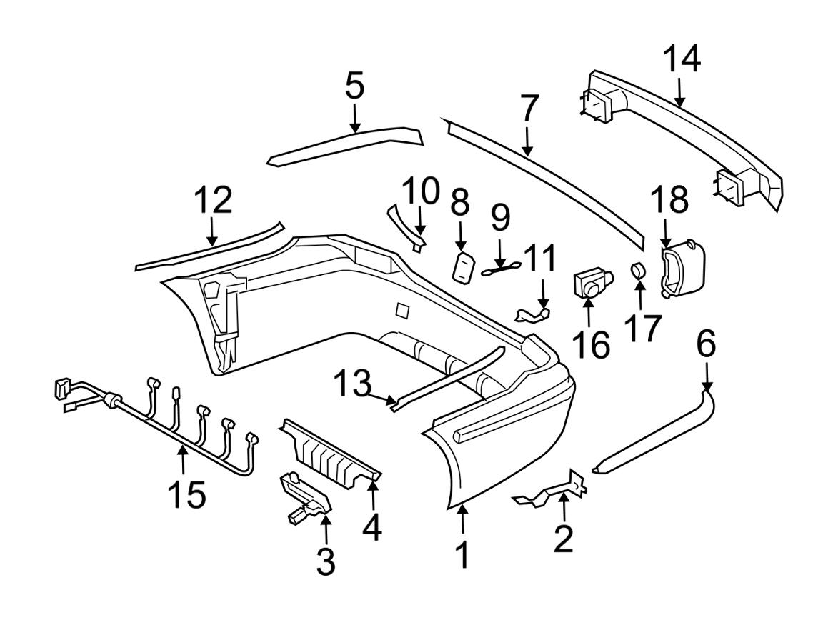 Mercedes Trim Bracket - Lower 2118851414